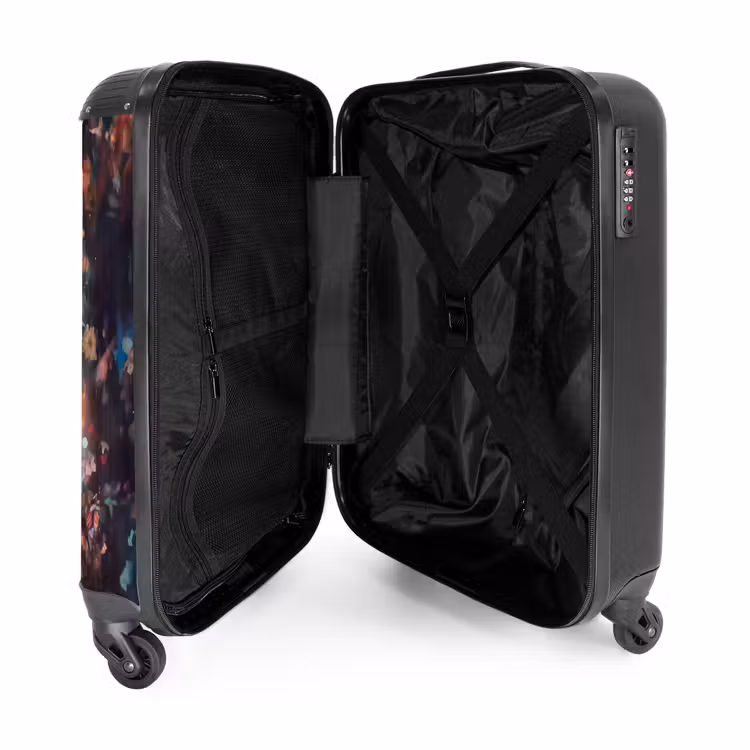 Vlindermerrie NBS - Handbagage koffer - Kinderen Unisex middel -binnenkant