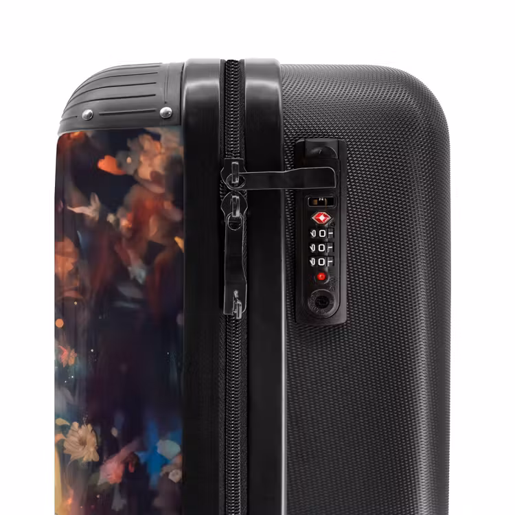 Vlindermerrie NBS - Handbagage koffer - Kinderen Unisex middel -slot