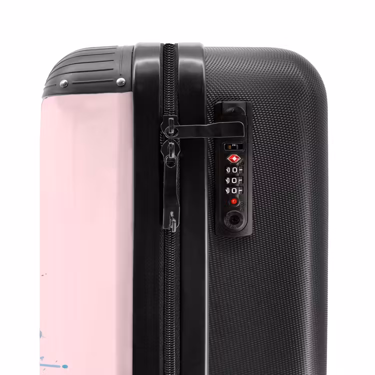 Vlinderverf NBS - Handbagage koffer - Kinderen Unisex middel -slot