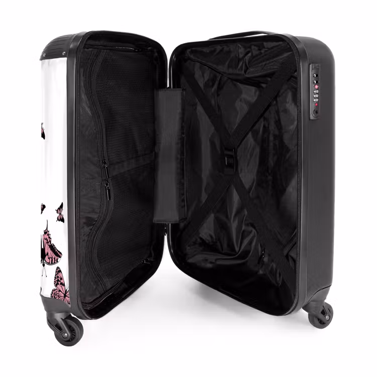 Vlinderzee NBS - Handbagage koffer - Kinderen Unisex middel -binnenkant