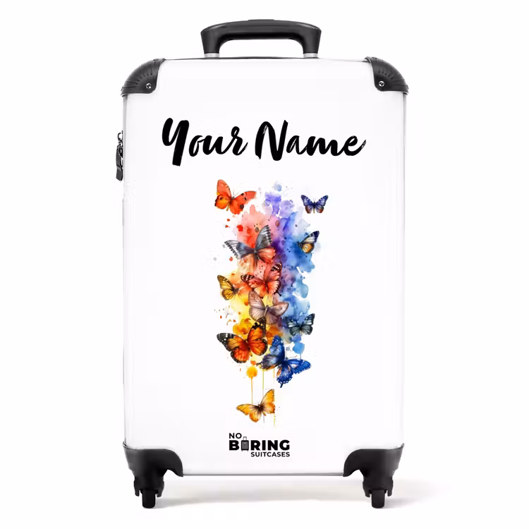 Vlinderzwerm NBS - Handbagage koffer - Kinderen Unisex middel -productfoto_recht