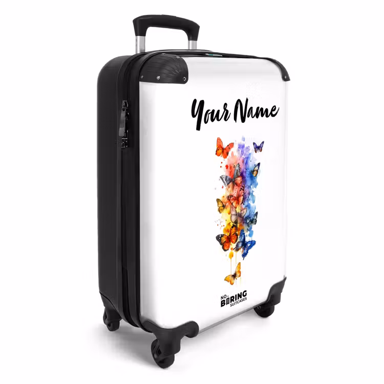Vlinderzwerm NBS - Handbagage koffer - Kinderen Unisex middel -productfoto_3d