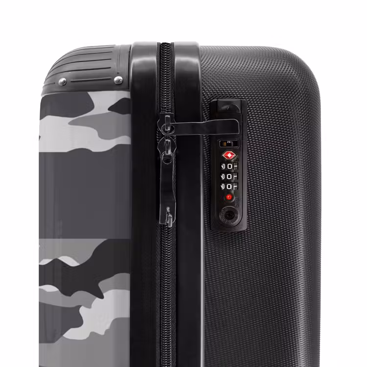 Camogrijs NBS - Handbagage koffer - Kinderen Unisex middel -slot