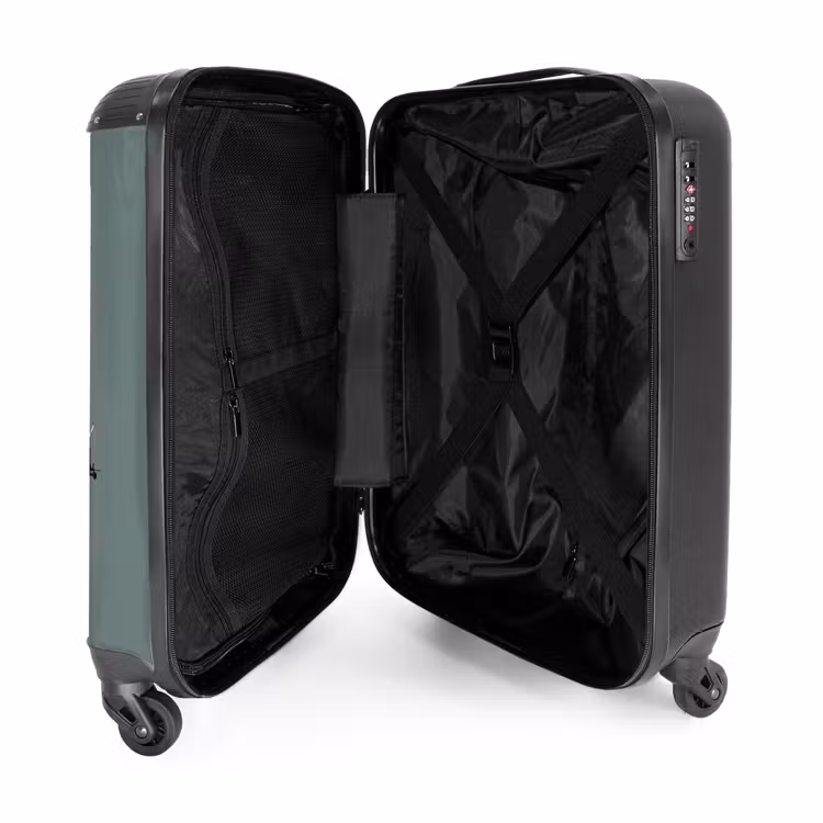 Auto in spookstad NBS - Handbagage koffer - Kinderen Unisex middel -binnenkant