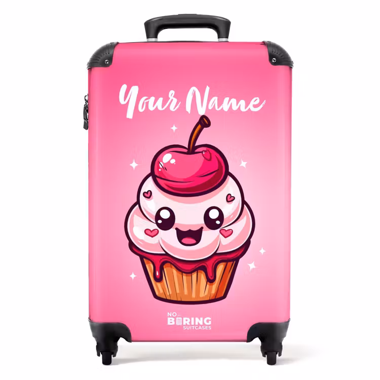 Carrie cupcake NBS - Handbagage koffer - Kinderen Unisex middel -productfoto_recht