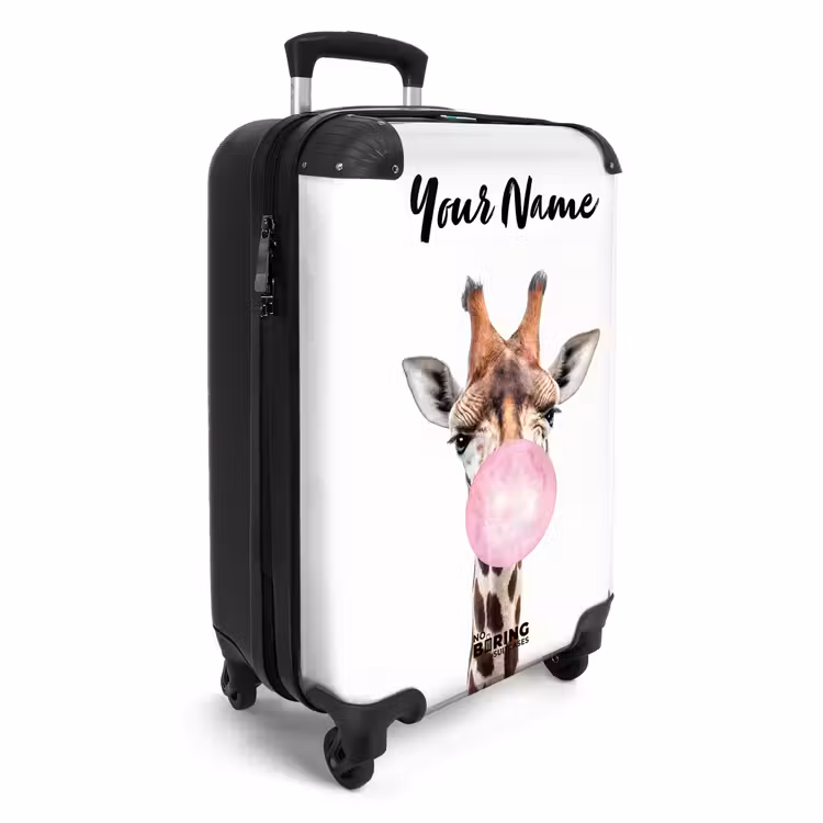 Kauwende Kobus NBS - Handbagage koffer - Kinderen Unisex middel -productfoto_3d