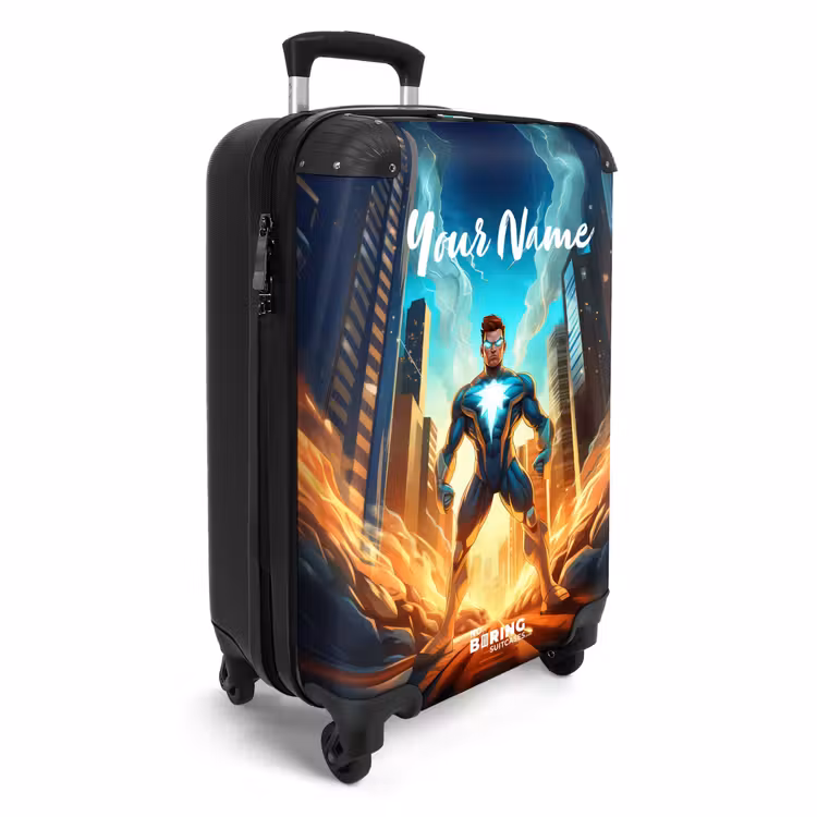 City superhero NBS - Handbagage koffer - Kinderen Unisex middel -productfoto_3d
