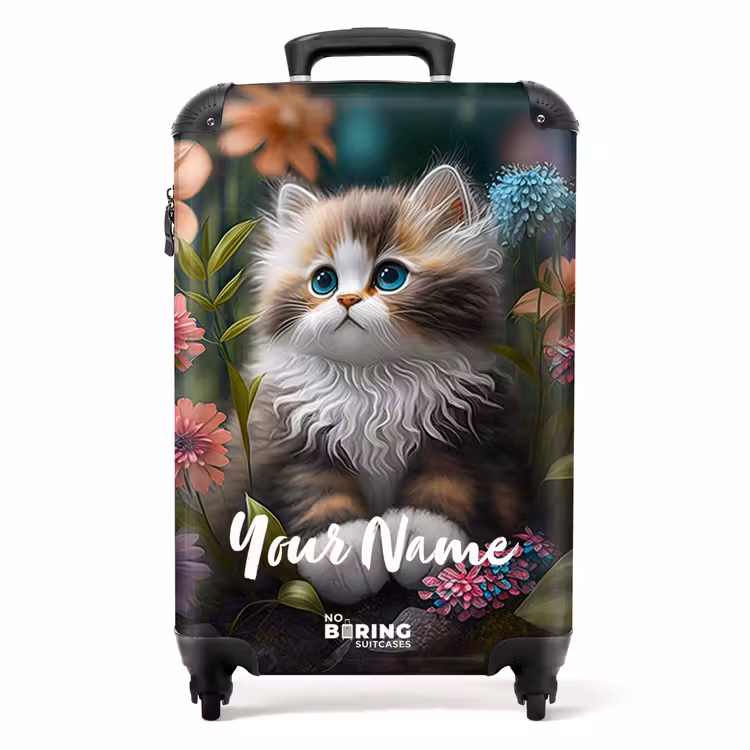Snoezige Sjakie NBS - Handbagage koffer - Kinderen Unisex middel -productfoto_recht