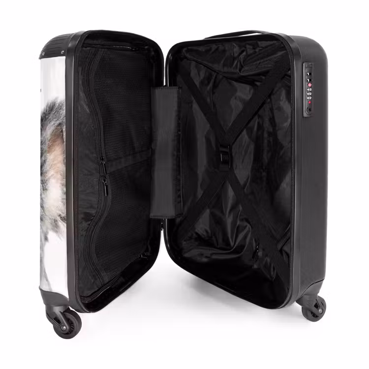 Schattige Koala Beer NBS - Handbagage koffer - Kinderen Unisex middel -binnenkant
