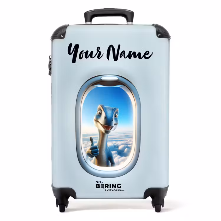 Delta dino NBS - Handbagage koffer - Kinderen Unisex middel -productfoto_recht