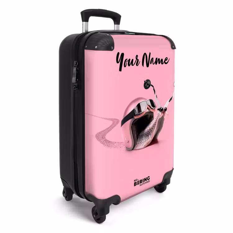 Escar-Go - Roze NBS - Handbagage koffer - Kinderen Unisex middel -productfoto_3d