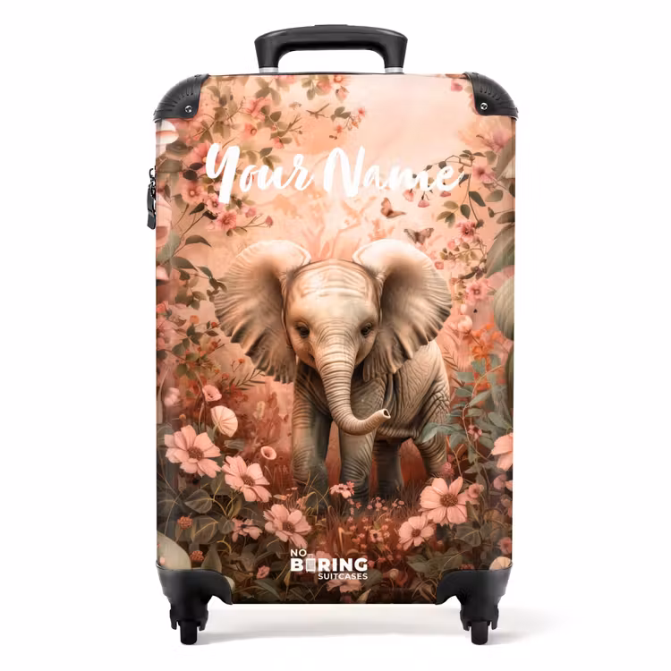 Flora flapoor NBS - Handbagage koffer - Kinderen Unisex middel -productfoto_recht