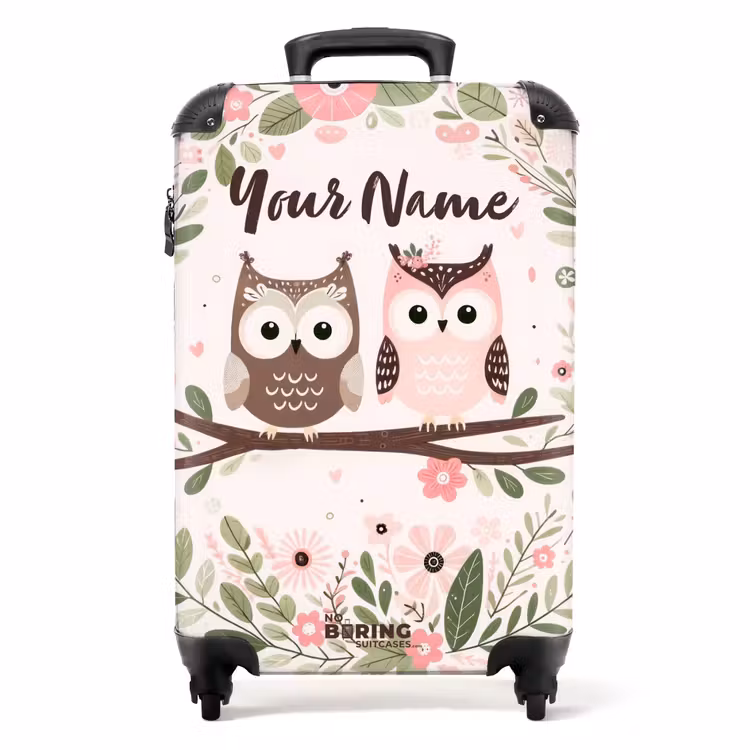 Fladderende Flapuiltjes NBS - Handbagage koffer - Kinderen Unisex middel -productfoto_recht
