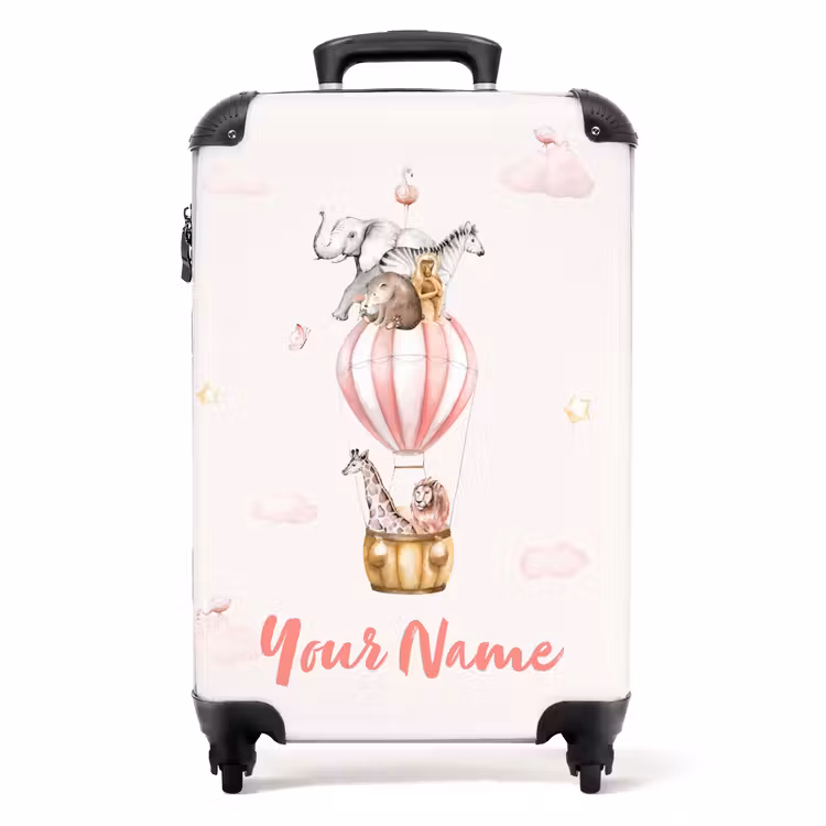 Vliegend circus NBS - Handbagage koffer - Kinderen Unisex middel -productfoto_recht