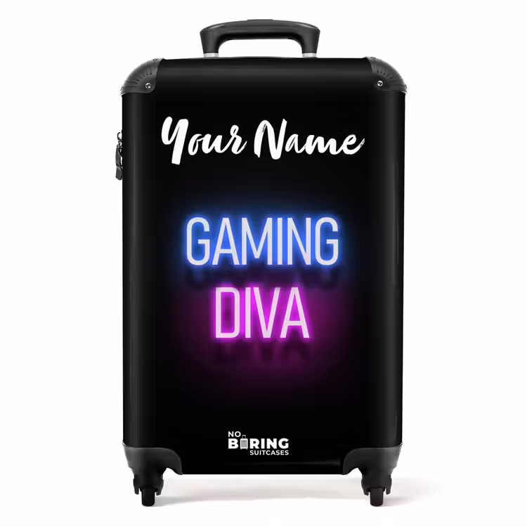 Gaming Diva NBS - Handbagage koffer - Kinderen Unisex middel -productfoto_recht