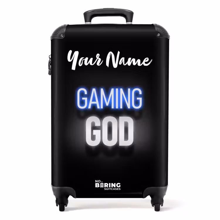 Gaming God NBS - Handbagage koffer - Kinderen Unisex middel -productfoto_recht