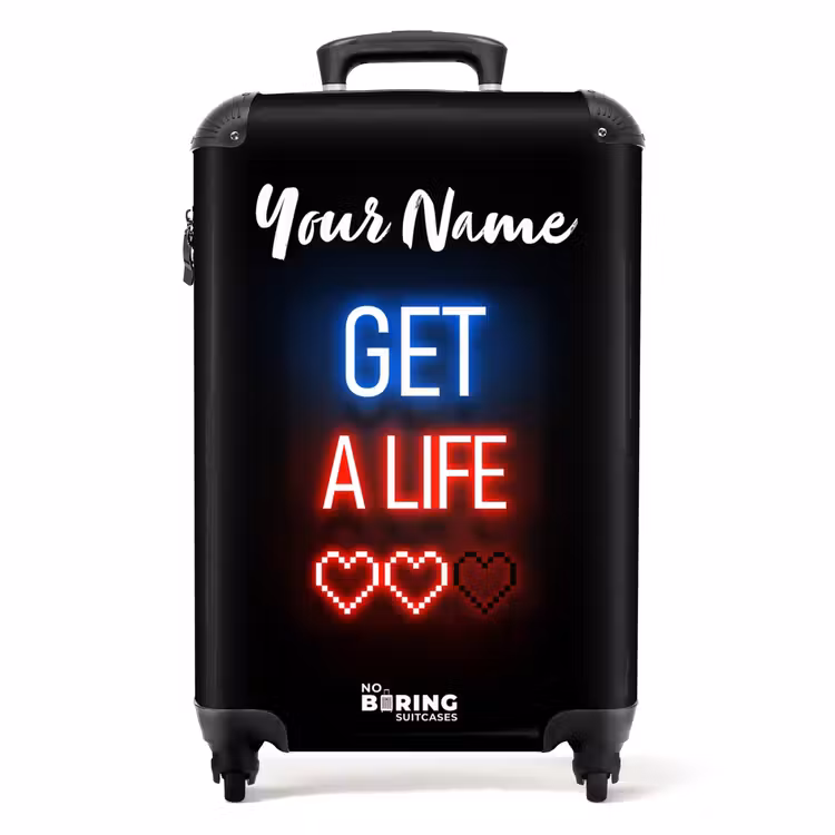 Get a Life NBS - Handbagage koffer - Kinderen Unisex middel -productfoto_recht