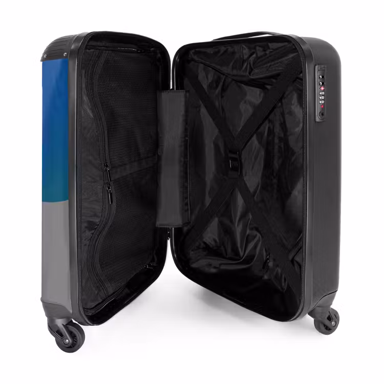Goal-getter blauw NBS - Handbagage koffer - Kinderen Unisex middel -binnenkant
