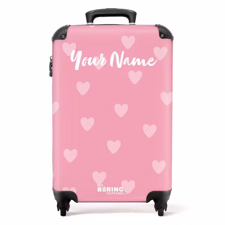 Hartjesritme NBS - Handbagage koffer - Kinderen Unisex middel -productfoto_recht