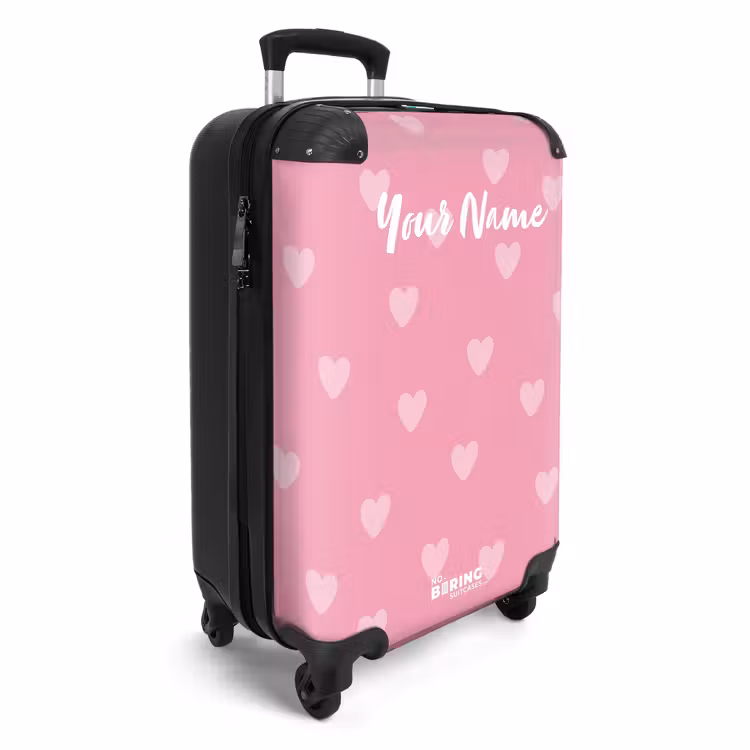 Hartjesritme NBS - Handbagage koffer - Kinderen Unisex middel -productfoto_3d