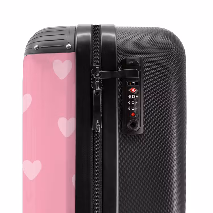 Hartjesritme NBS - Handbagage koffer - Kinderen Unisex middel -slot