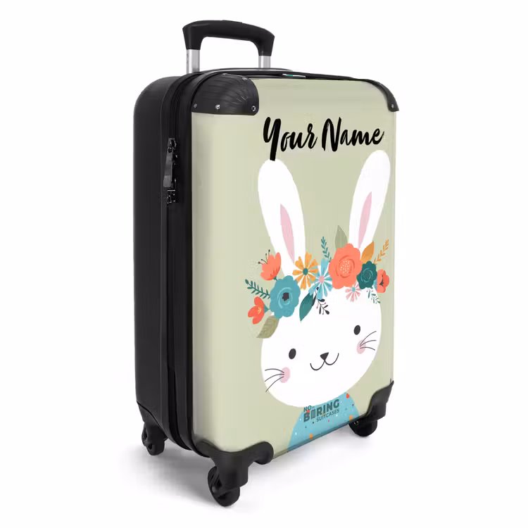 Hippie haas NBS - Handbagage koffer - Kinderen Unisex middel -productfoto_3d