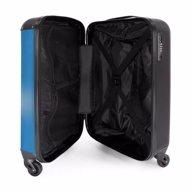 Hotrod flames NBS - Handbagage koffer - Kinderen Unisex middel -binnenkant