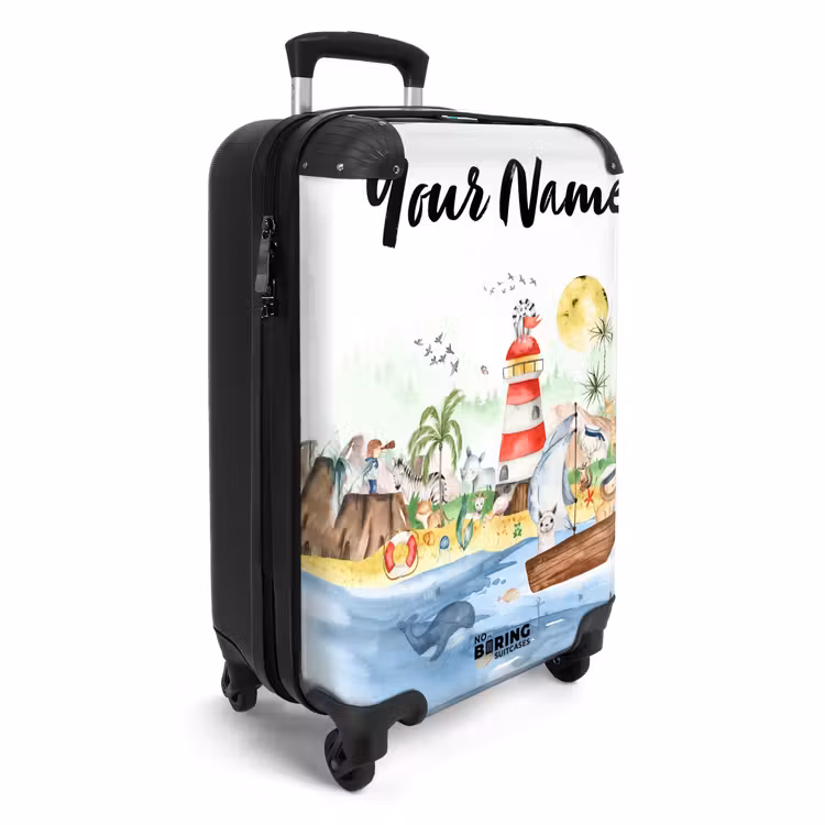 Eilandplezier NBS - Handbagage koffer - Kinderen Unisex middel -productfoto_3d
