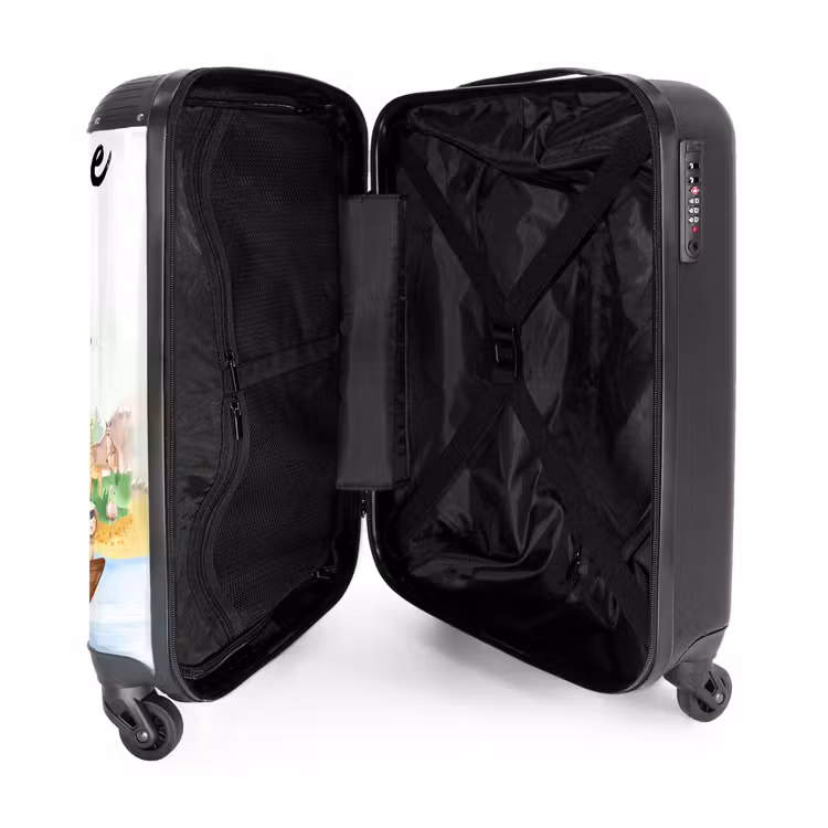Eilandplezier NBS - Handbagage koffer - Kinderen Unisex middel -binnenkant