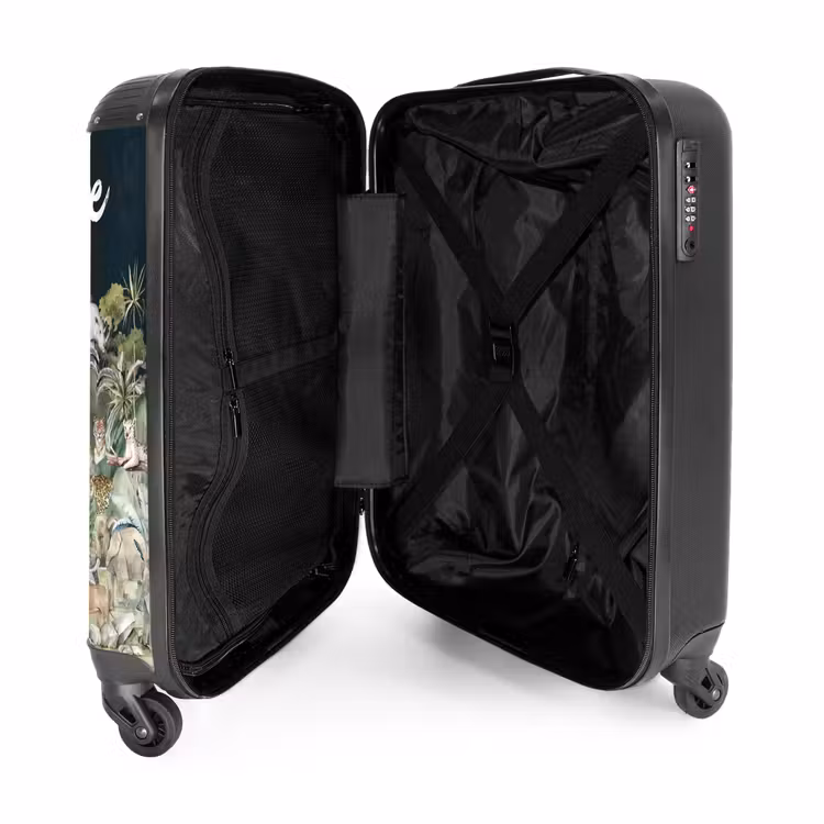 Jungle in de maneschijn NBS - Handbagage koffer - Kinderen Unisex middel -binnenkant
