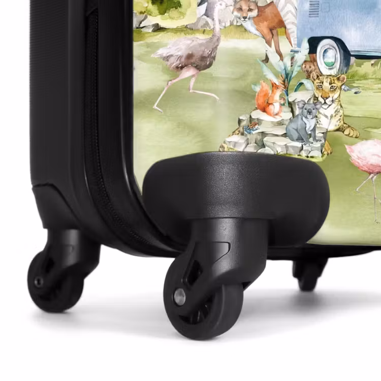Jungle safari NBS - Handbagage koffer - Kinderen Unisex middel -wiel