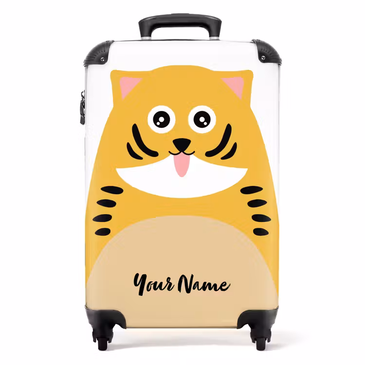 Kaatje kat NBS - Handbagage koffer - Kinderen Unisex middel -productfoto_recht
