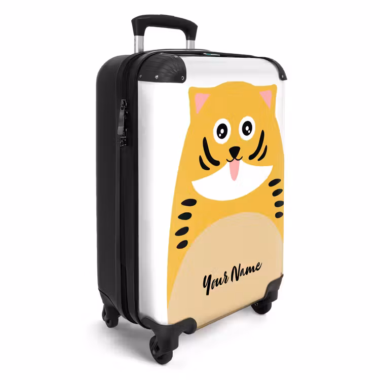 Kaatje kat NBS - Handbagage koffer - Kinderen Unisex middel -productfoto_3d