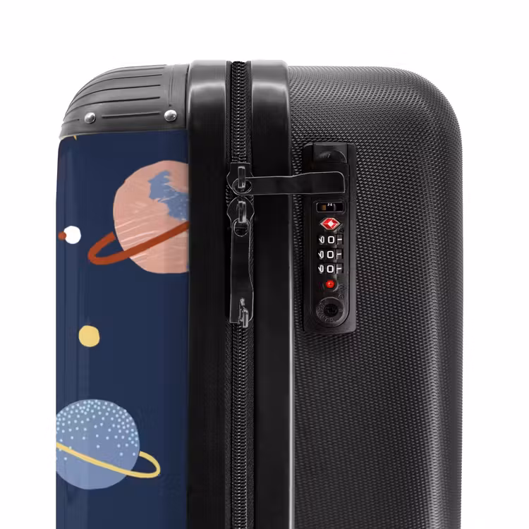 Kosmo karavaan NBS - Handbagage koffer - Kinderen Unisex middel -slot