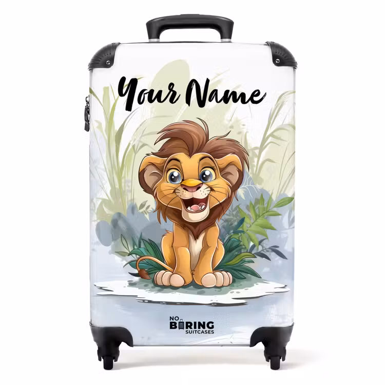 Lenny leeuwtje NBS - Handbagage koffer - Kinderen Unisex middel -productfoto_recht