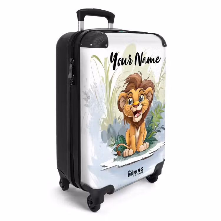 Lenny leeuwtje NBS - Handbagage koffer - Kinderen Unisex middel -productfoto_3d