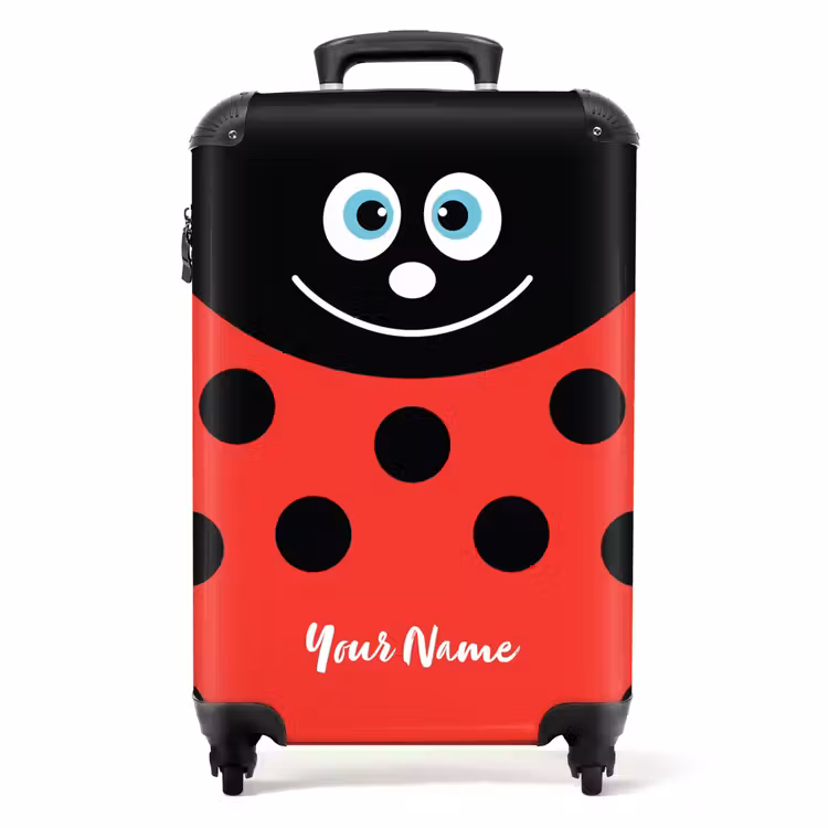 Lilly lieveheersbeestje NBS - Handbagage koffer - Kinderen Unisex middel -productfoto_recht