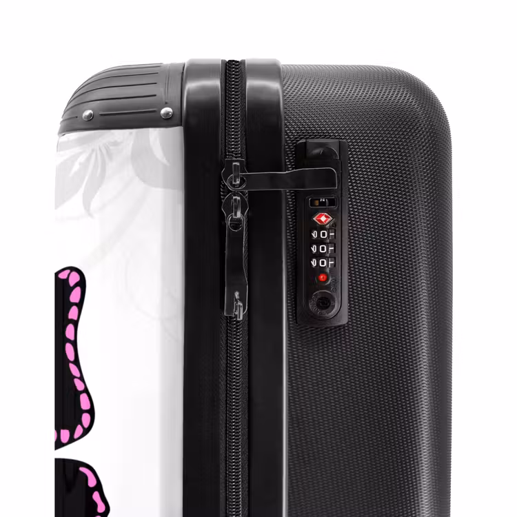 Magenta monarch NBS - Handbagage koffer - Kinderen Unisex middel -slot