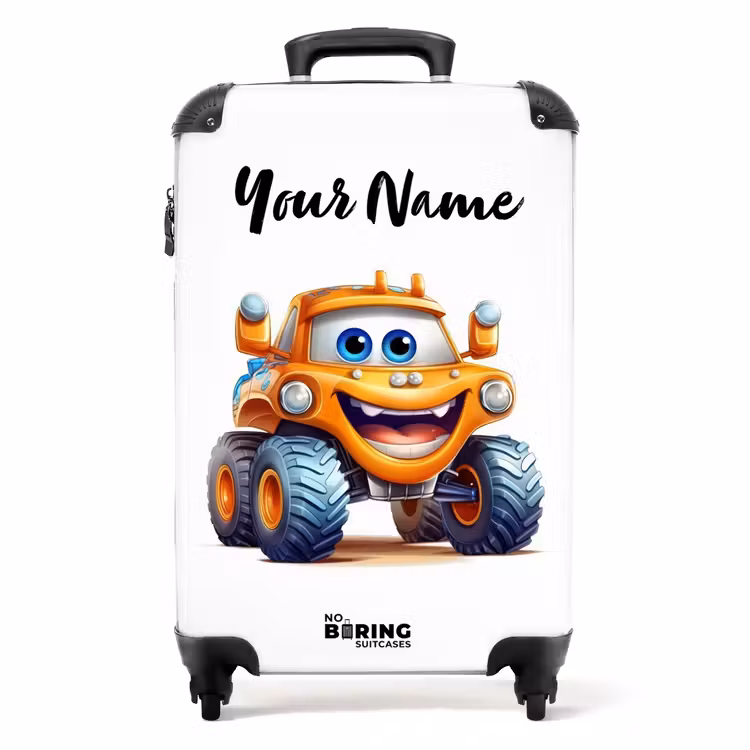 Martin monstertruck NBS - Handbagage koffer - Kinderen Unisex middel -productfoto_recht
