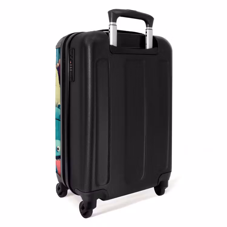 Monster Menigte NBS - Handbagage koffer - Kinderen Unisex middel -achterkant