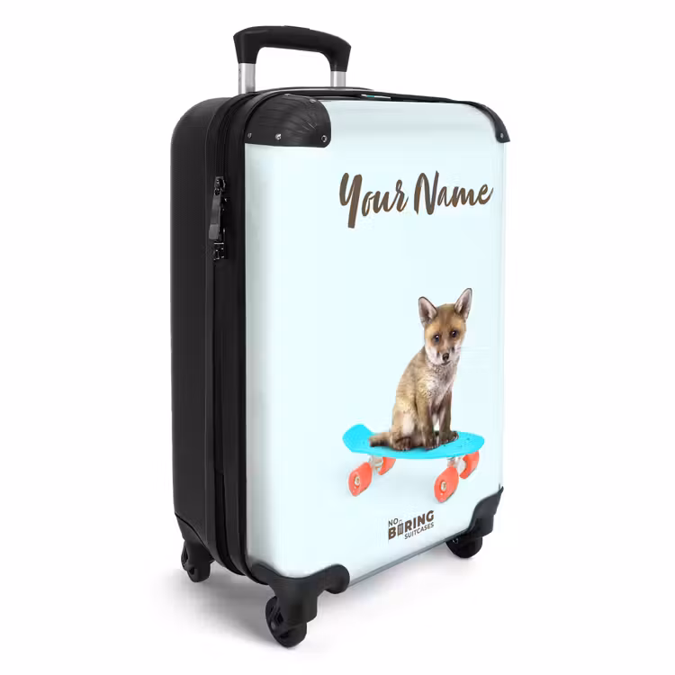 Verrijdende vos NBS - Handbagage koffer - Kinderen Unisex middel -productfoto_3d