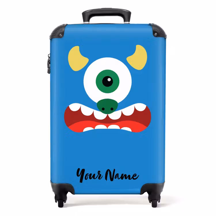 Mustafa monster NBS - Handbagage koffer - Kinderen Unisex middel -productfoto_recht