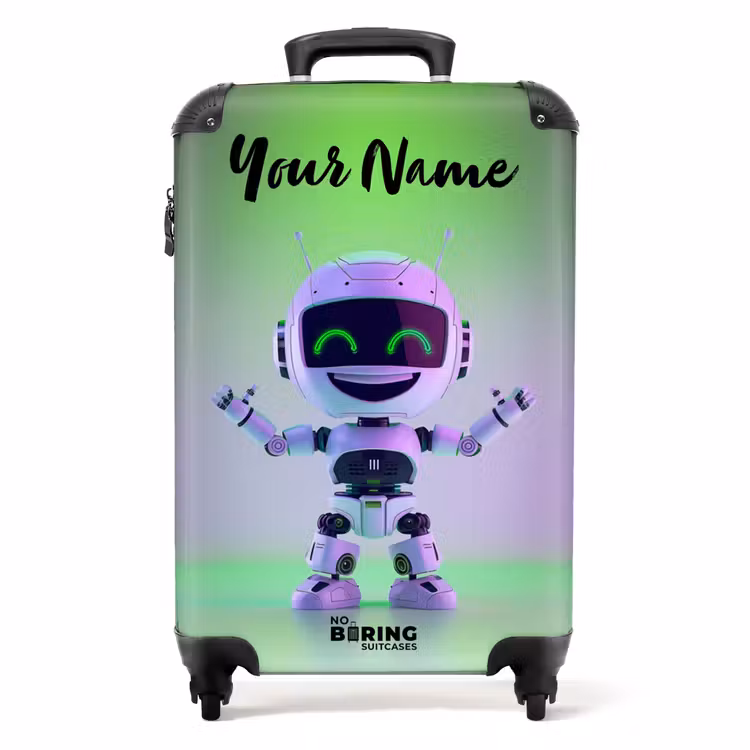 Neon Nicky NBS - Handbagage koffer - Kinderen Unisex middel -productfoto_recht
