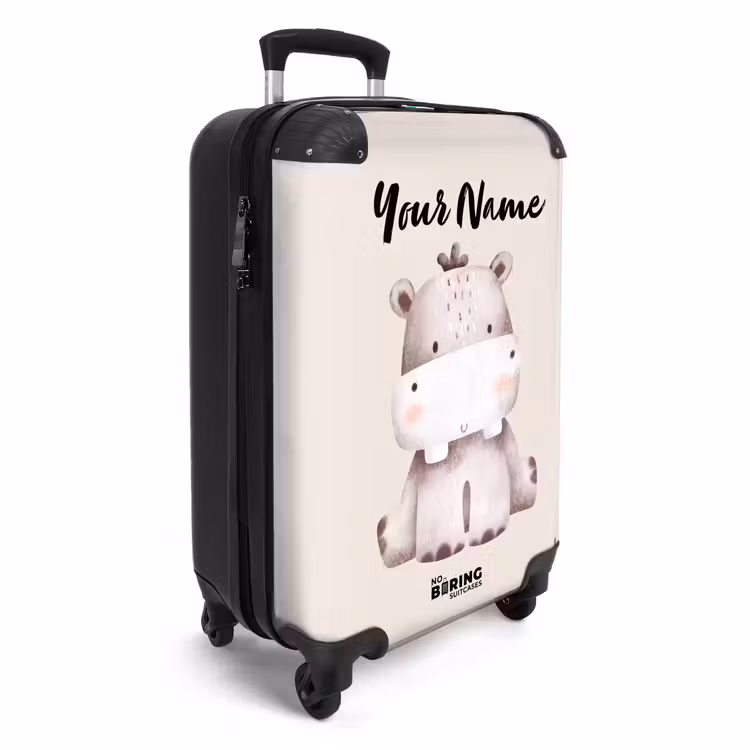 Nigel Nijlpaard NBS - Handbagage koffer - Kinderen Unisex middel -productfoto_3d