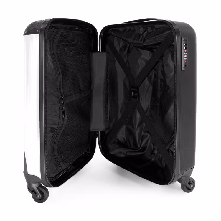 Nino nijlpaard NBS - Handbagage koffer - Kinderen Unisex middel -binnenkant