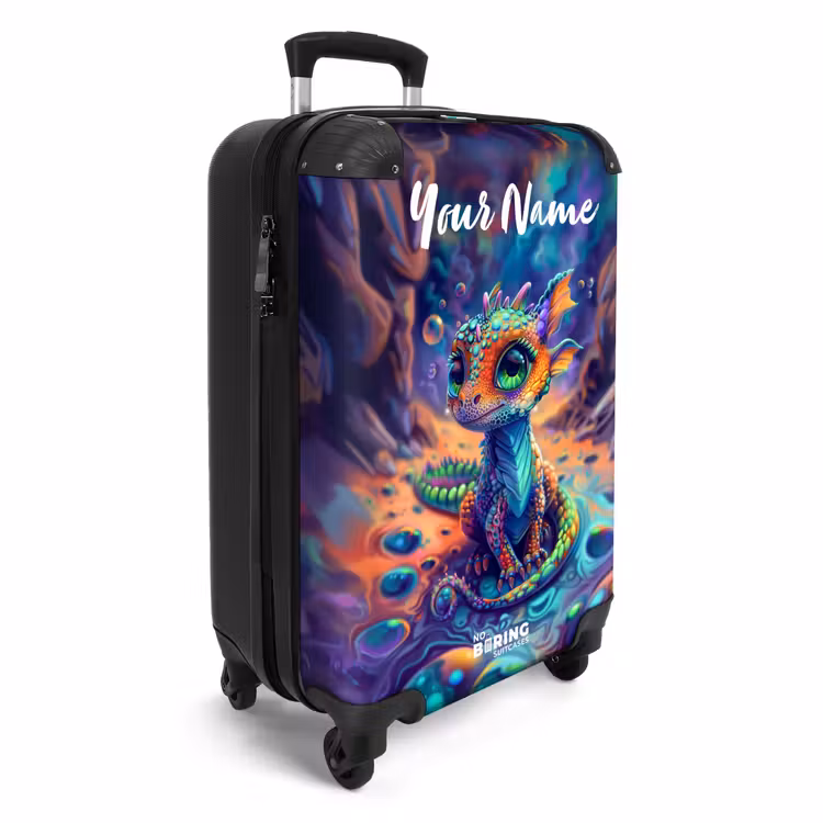 Sierlijke saffierdraak NBS - Handbagage koffer - Kinderen Unisex middel -productfoto_3d