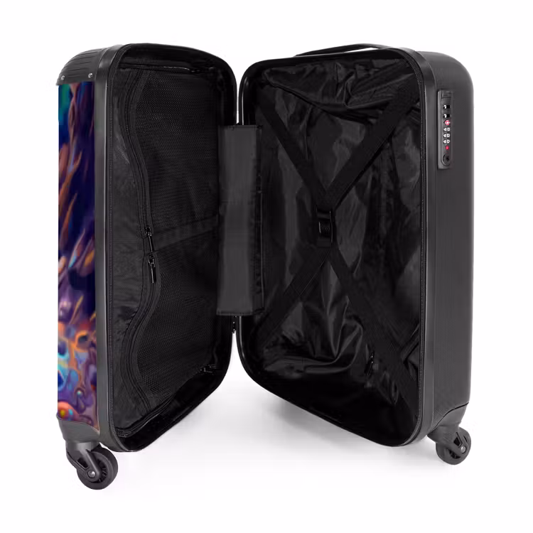 Sierlijke saffierdraak NBS - Handbagage koffer - Kinderen Unisex middel -binnenkant