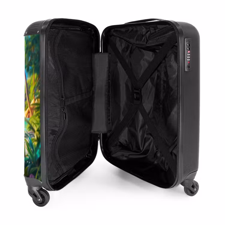 Pablo panda NBS - Handbagage koffer - Kinderen Unisex middel -binnenkant