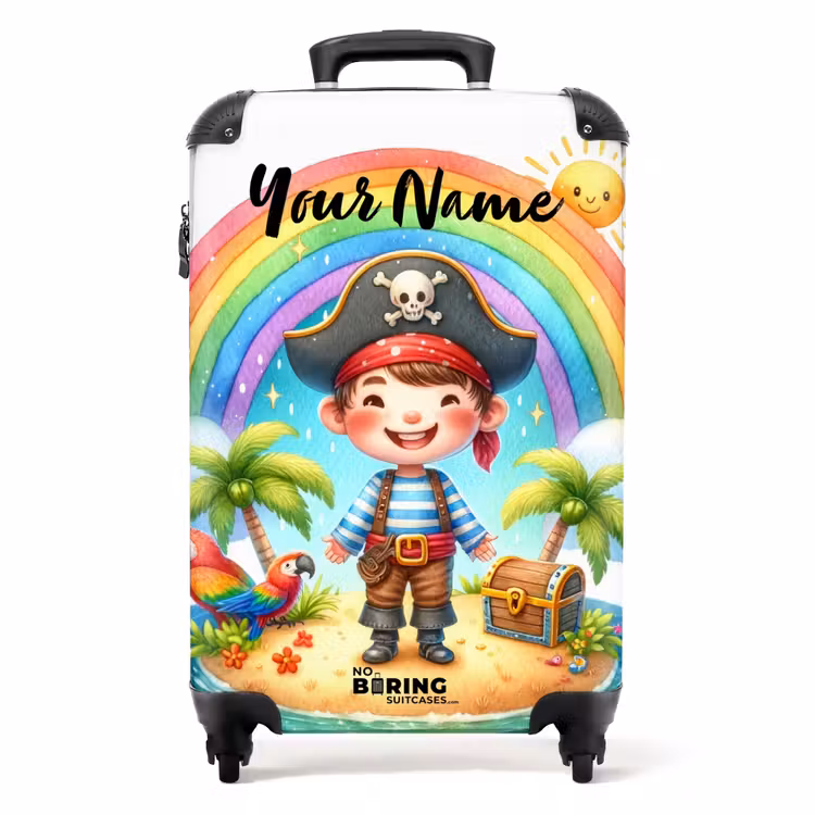 Pascal piraatje NBS - Handbagage koffer - Kinderen Unisex middel -productfoto_recht