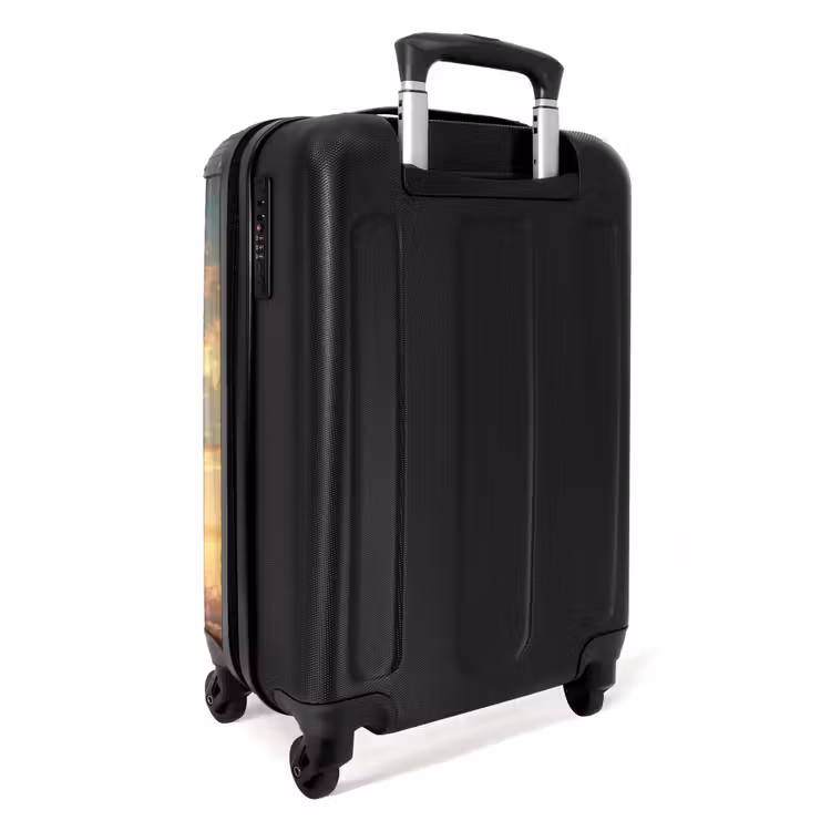 Pastel skyliner NBS - Handbagage koffer - Kinderen Unisex middel -achterkant